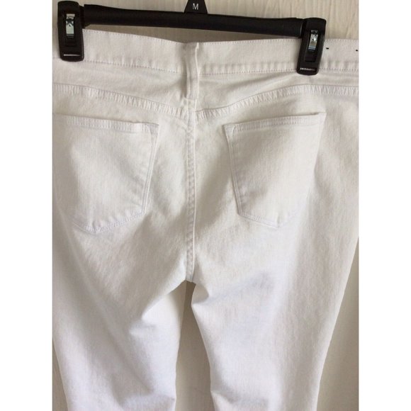 J. Crew, Stretch Off White Womens Jeans, Size 33/28 - Picture 5 of 6